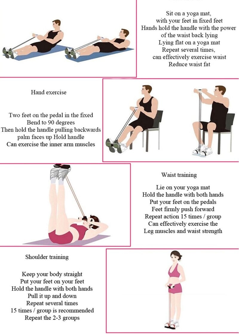 Leg Flat Band Loop Ankle Strengthening Exercises Resistance Band