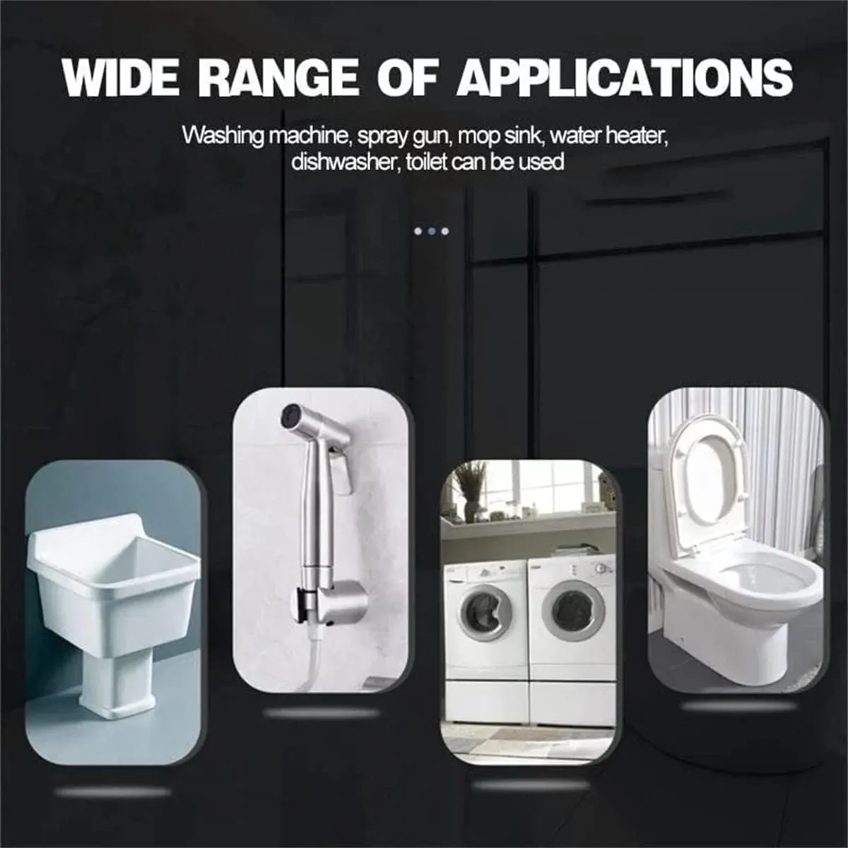 Dual outlet faucet applications