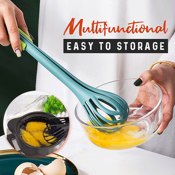 (New Year Promotion SAVE 48 OFF)Kitchen Tongs Egg Whisk🔥BUY MORE
