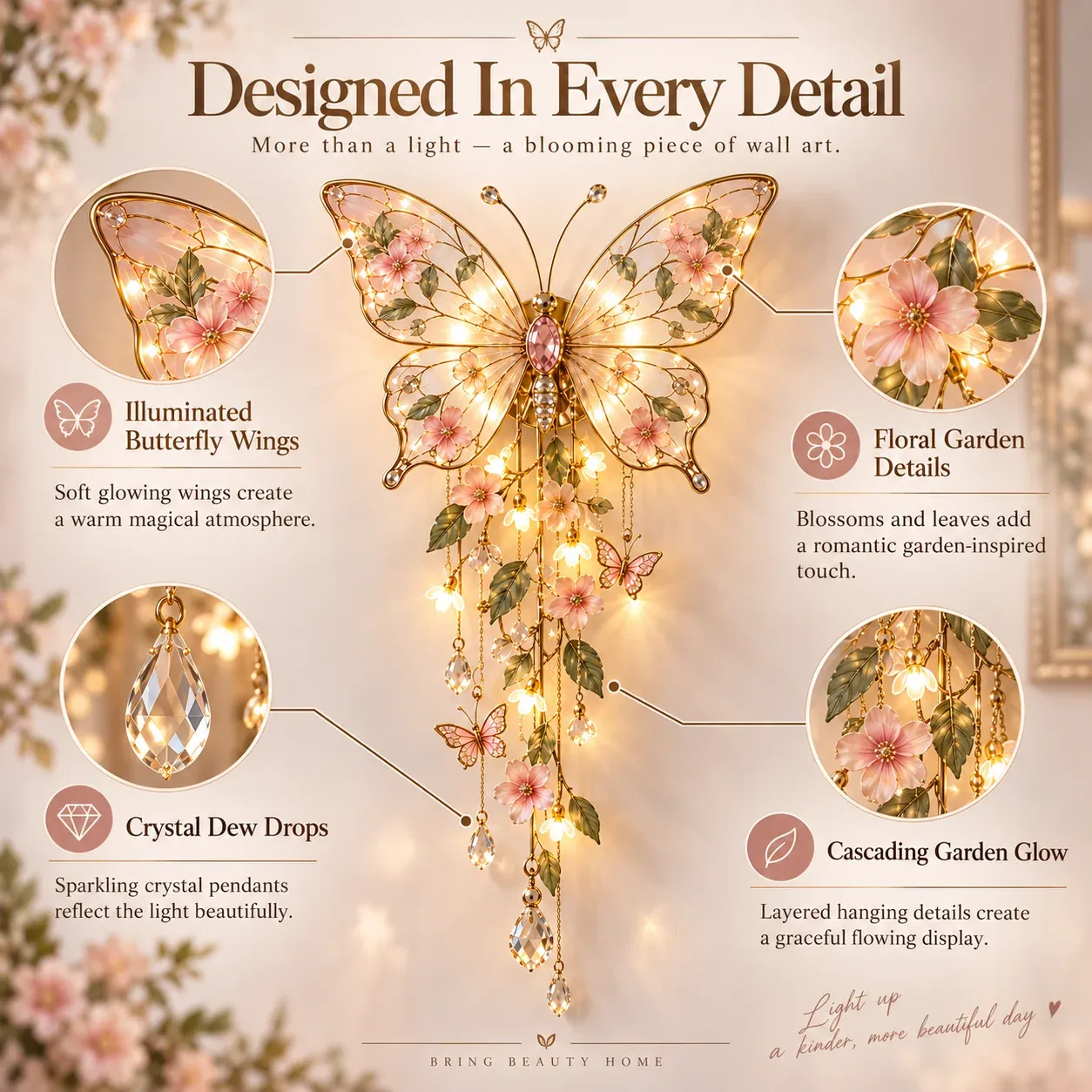 Butterfly Garden Light details