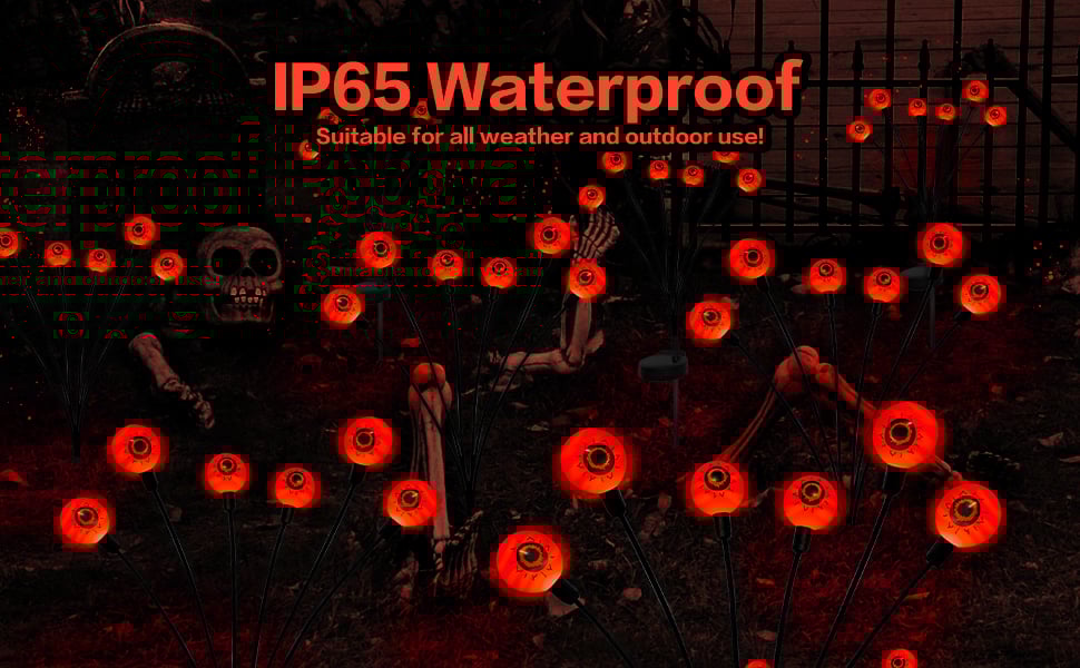 Spooky Lights.Halloween Decorations Solar Garden Lights Outdoor;Halloween Party Decor