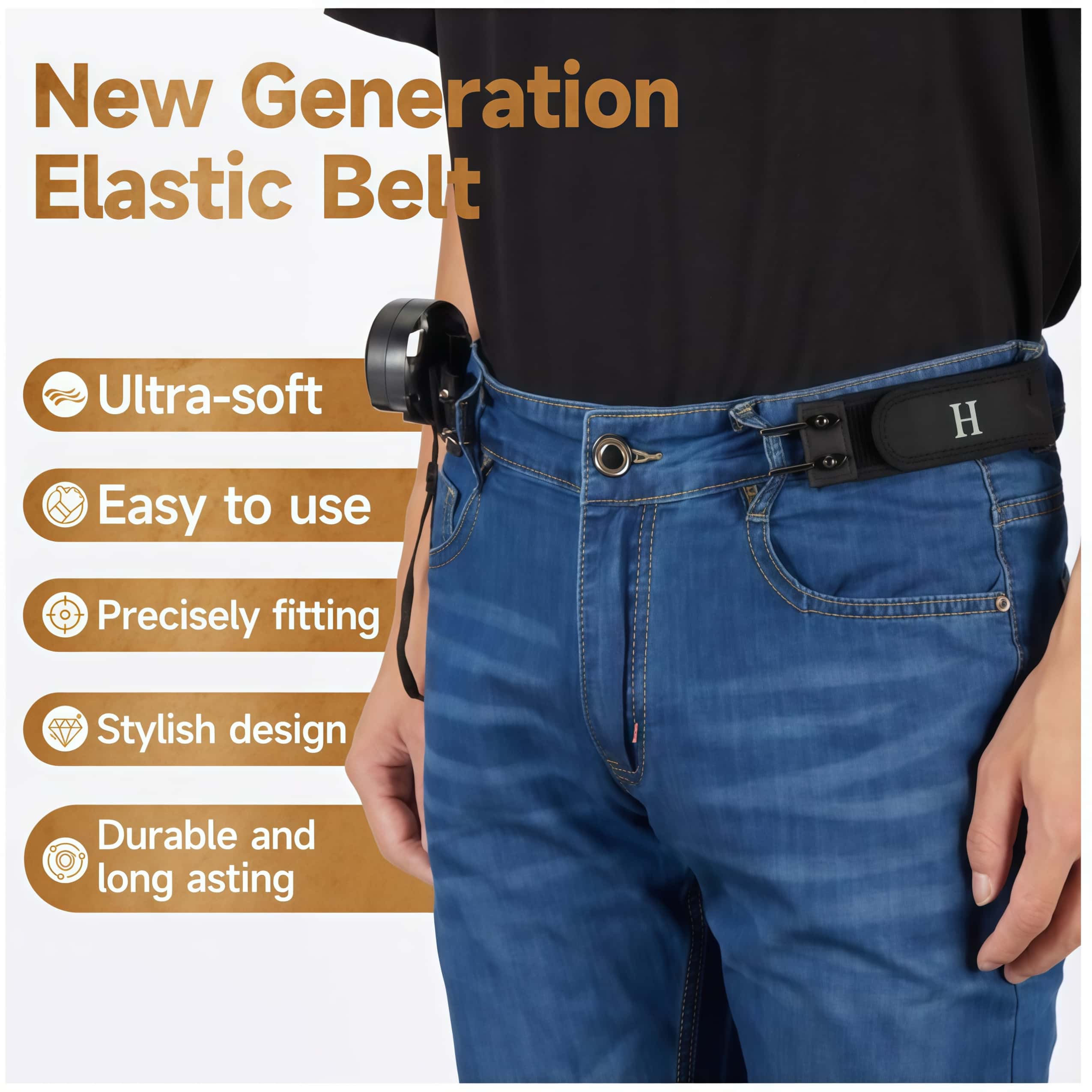 rusé le regret gril amazon ceinture sans boucle homme Activer richesse maximum