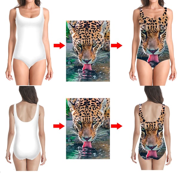 Personalized Bathing Suits Custom Face Swimsuit