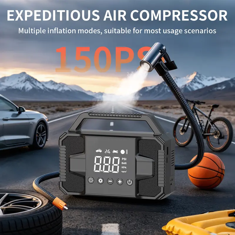 150 PSI cordless tire inflator