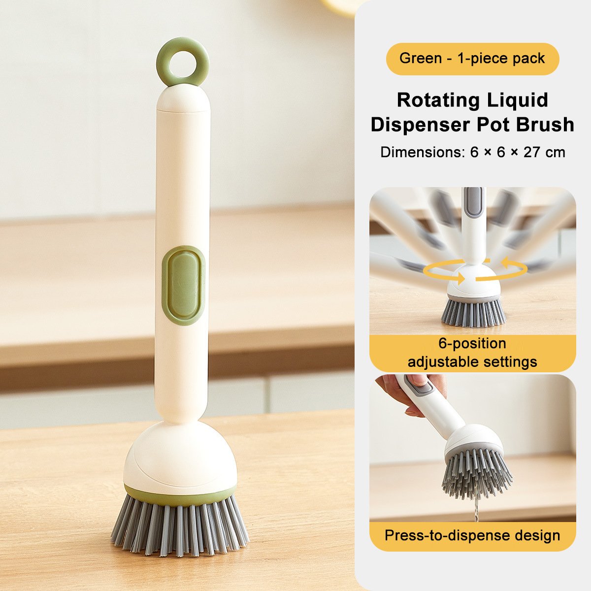 dish brush dimensions and packaging