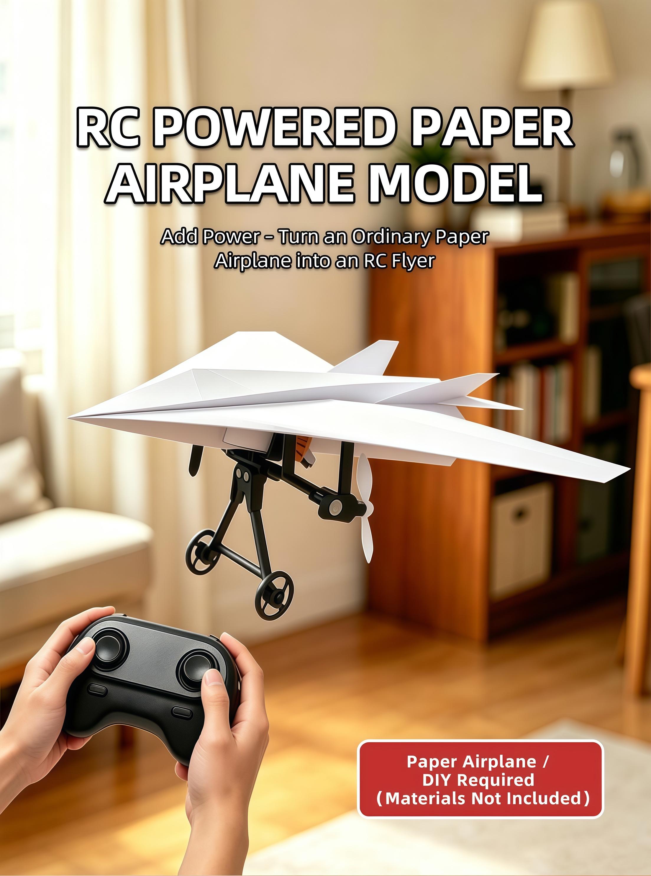 Hotfree Power-Up RC Paper Airplane Kit