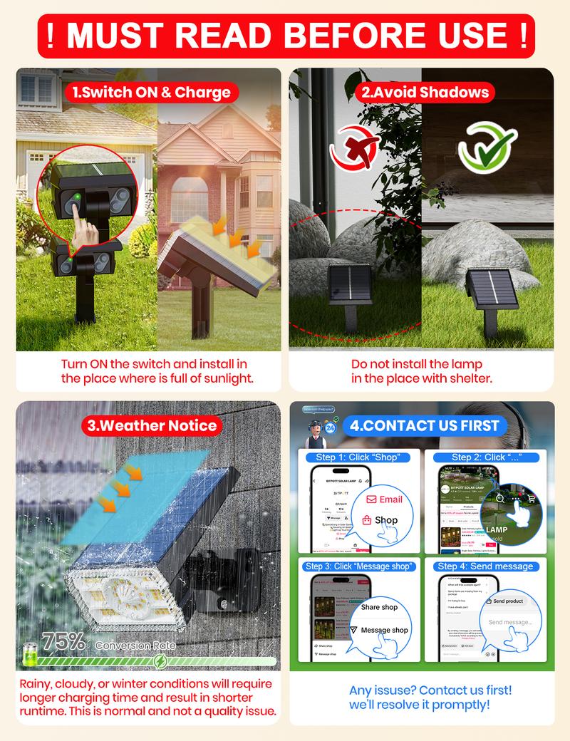 Product Introduction of Solar Pathway Lights Outdoor, Bright Solar Path Lights Outside Garden Lights IP65 Waterproof, Solar Walkway Lights Solar Powered Landscape Lights for Driveway Lawn Patio Sidewalk Yard 0
