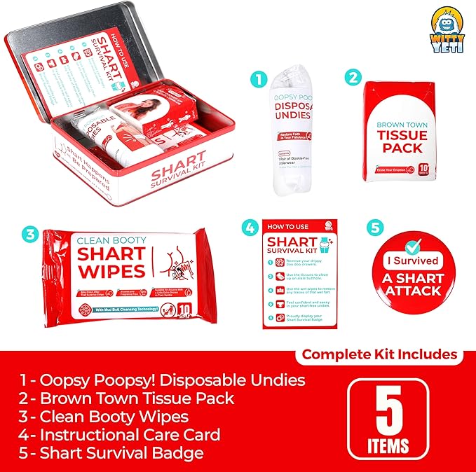 💩 Oops Emergency Kit – When Disaster Strikes, Be Ready