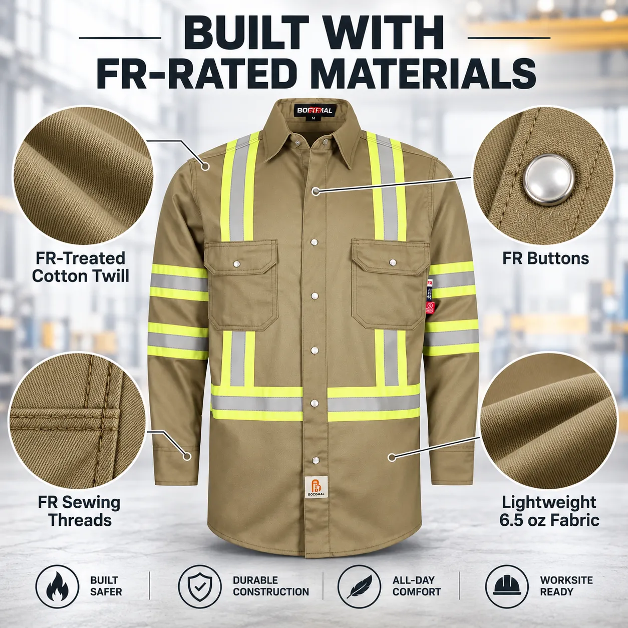 Professional FR work shirt