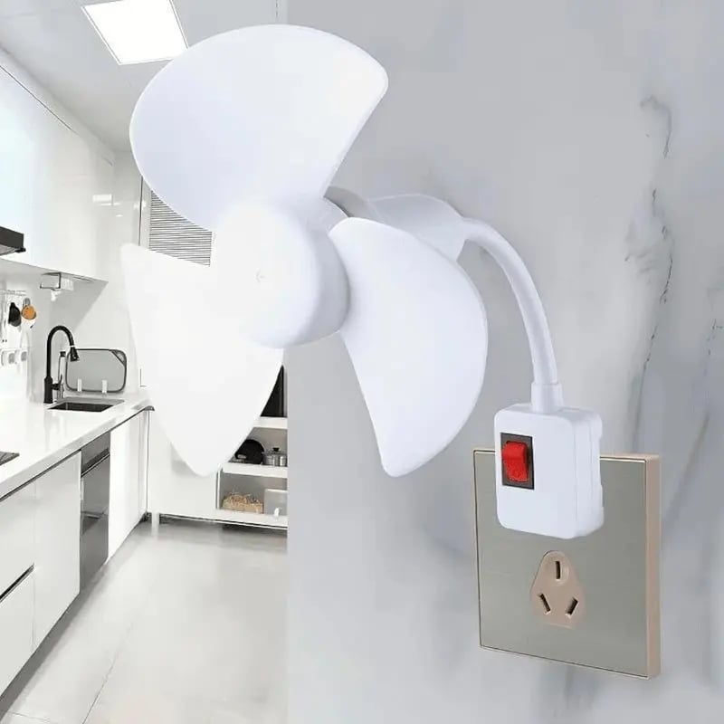 Socket Fan Kit with Plug Adapter