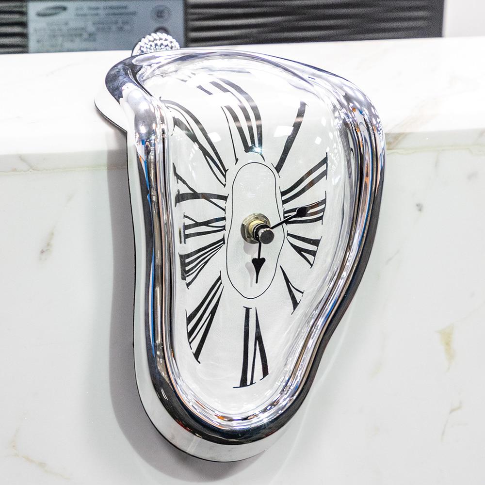 Buy Novel Surreal Melting Distorted Wall Clocks Surrealist Salvador Dali  Style Wall Watch Decoration at affordable prices — free shipping. real  reviews with photos — Joom