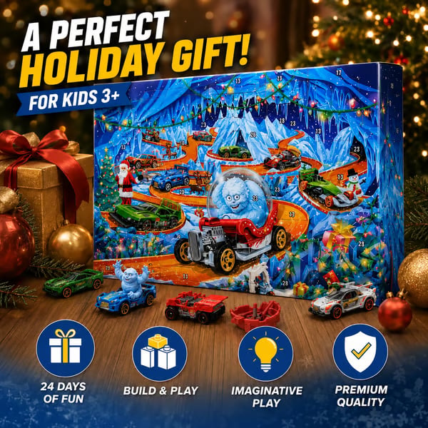 Christmas advent calendar cars and holiday surprises