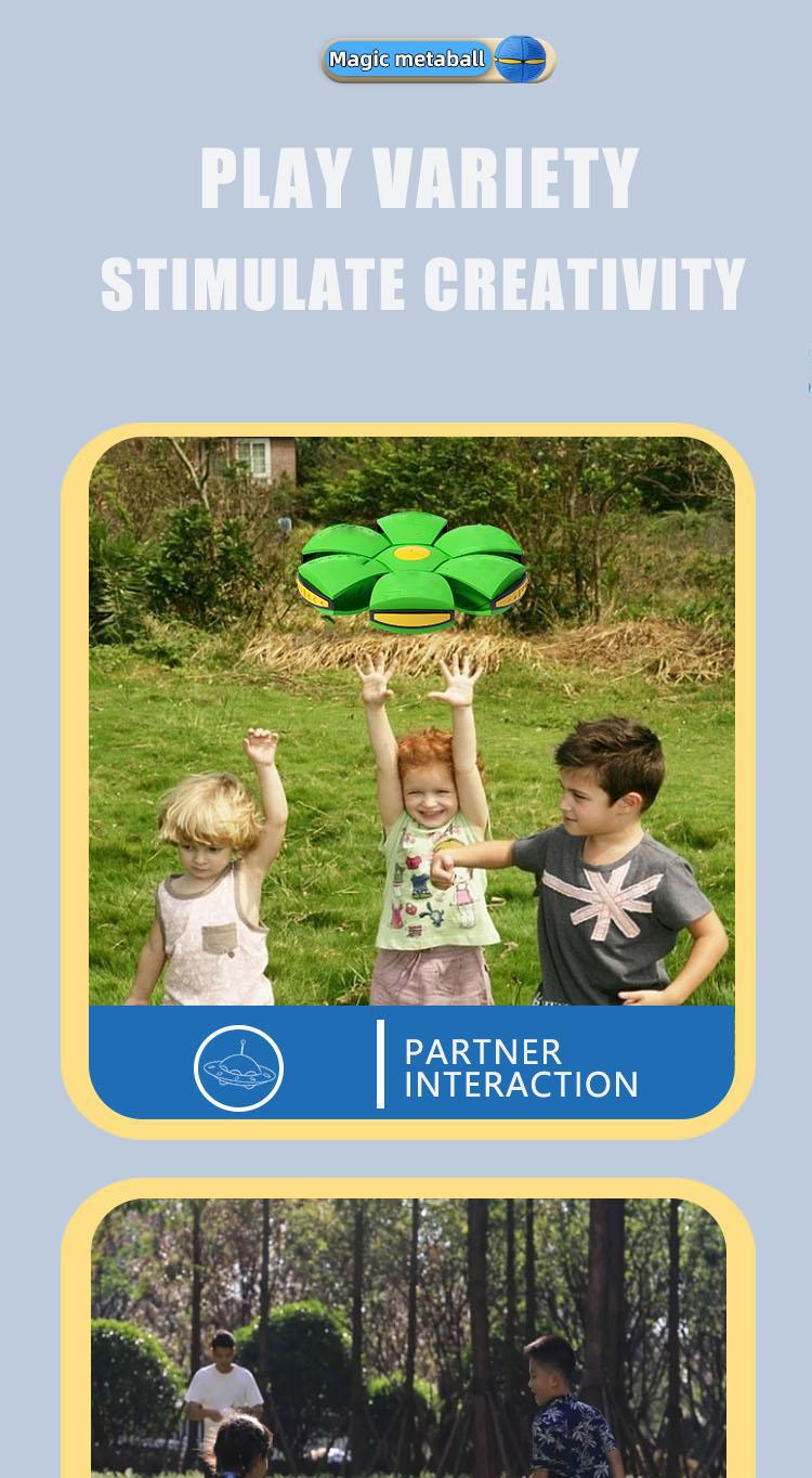 Children's bouncing ball，Magic metaball ，Magic Flying Saucer，bouncy ball，Parent-child interaction