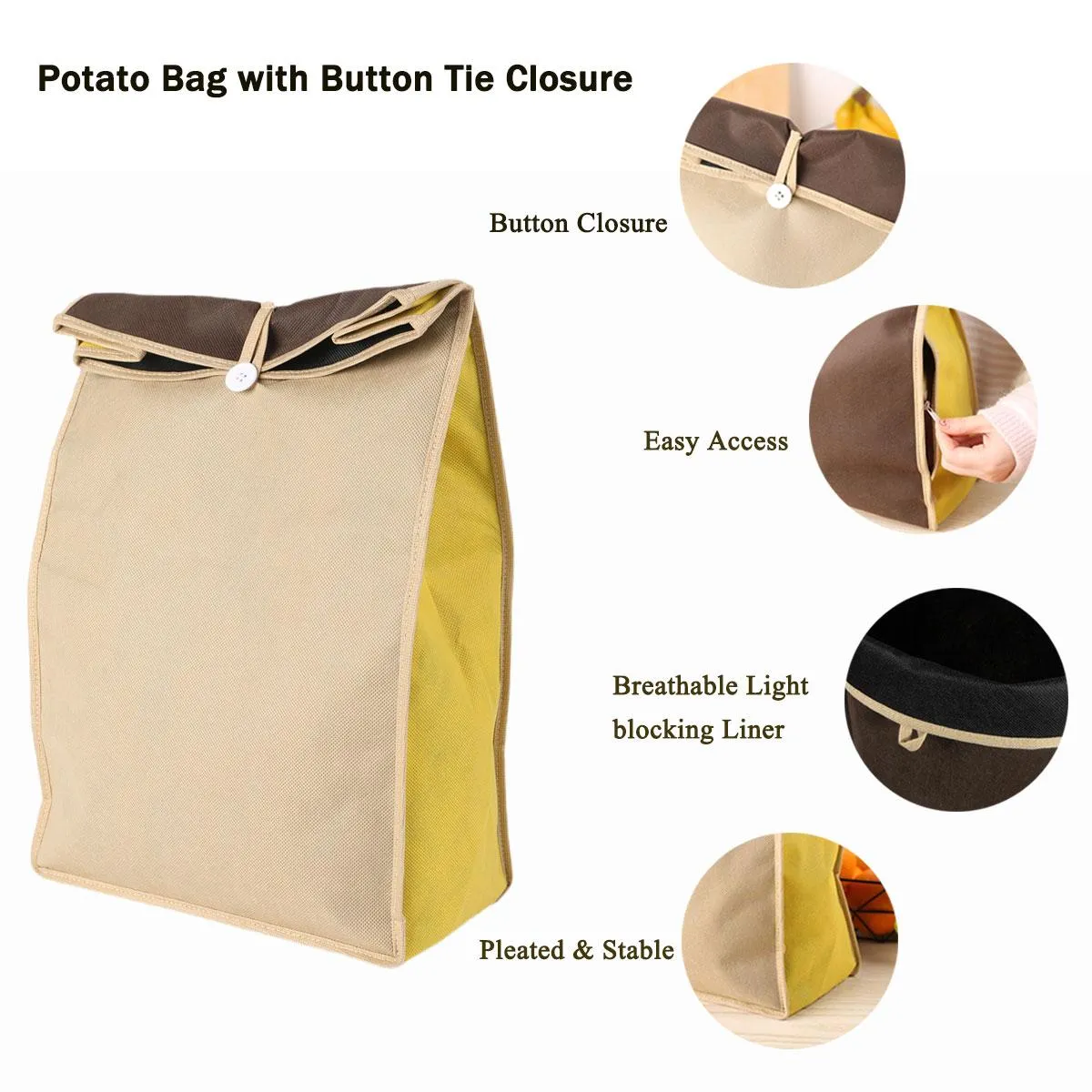 Reusable pantry storage bag