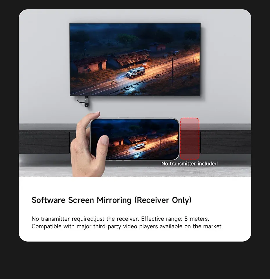 Hagibis GA10 Wireless Display Adapter USB-C Transmitter & HDMI Receiver Hagibis GA10 Wireless Display Adapter USB-C Transmitter & HDMI Receiver