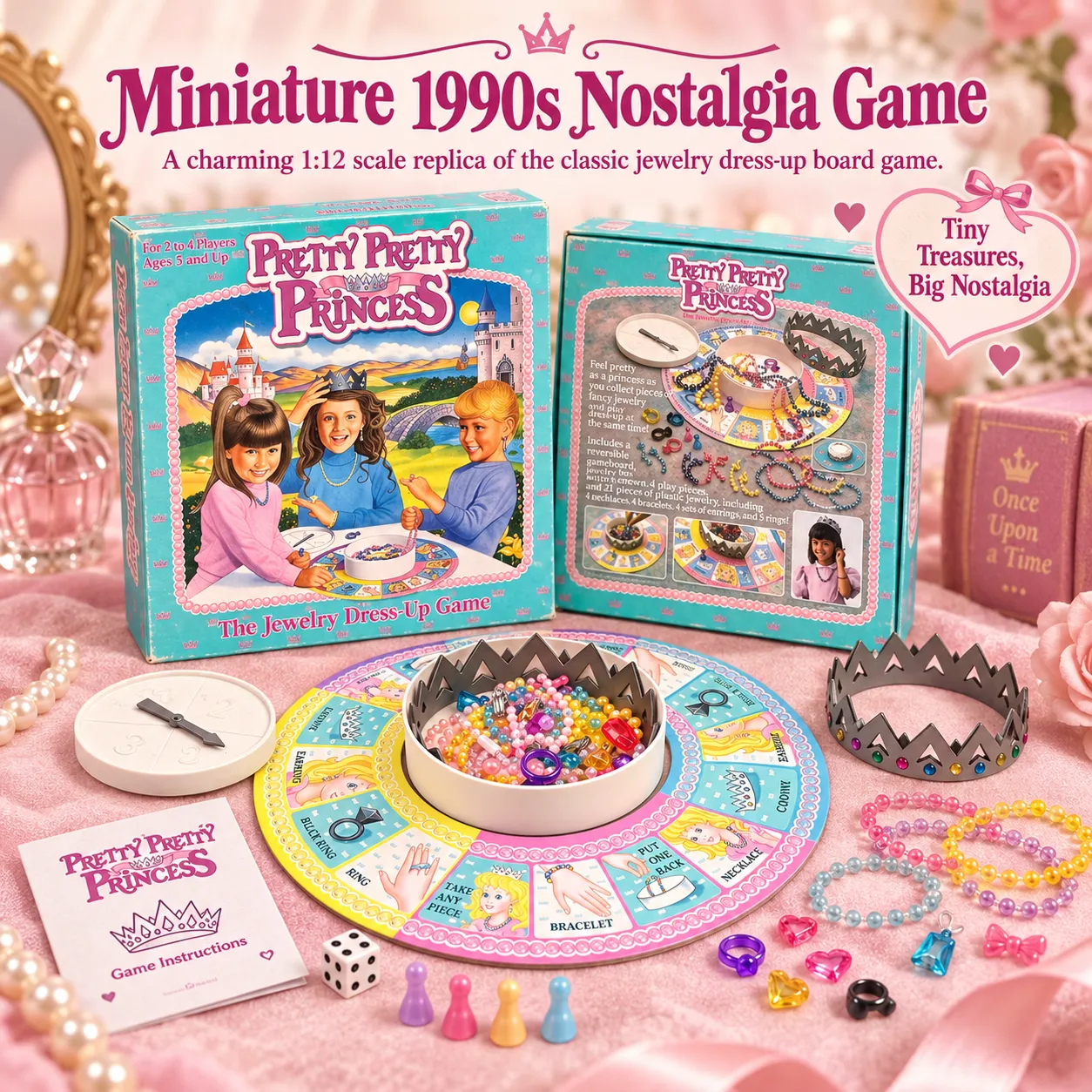 32 piece miniature Pretty Pretty Princess set