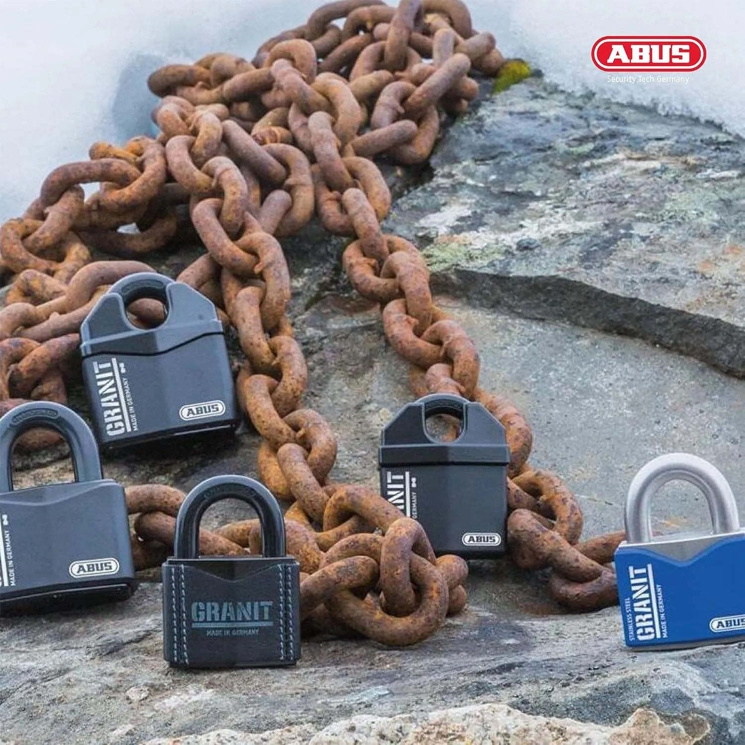 ABUS GRANIT heavy duty lock construction