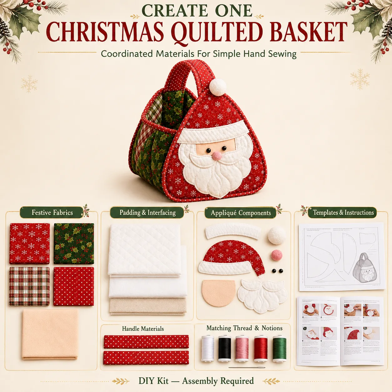 DIY sewing kit contents
