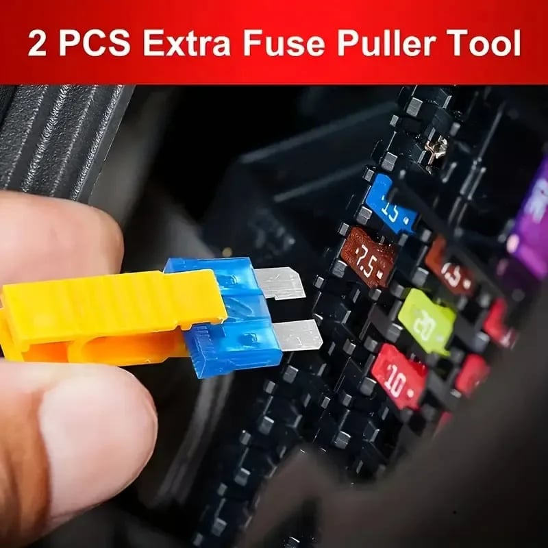 Circuit tester and fuse puller tools included