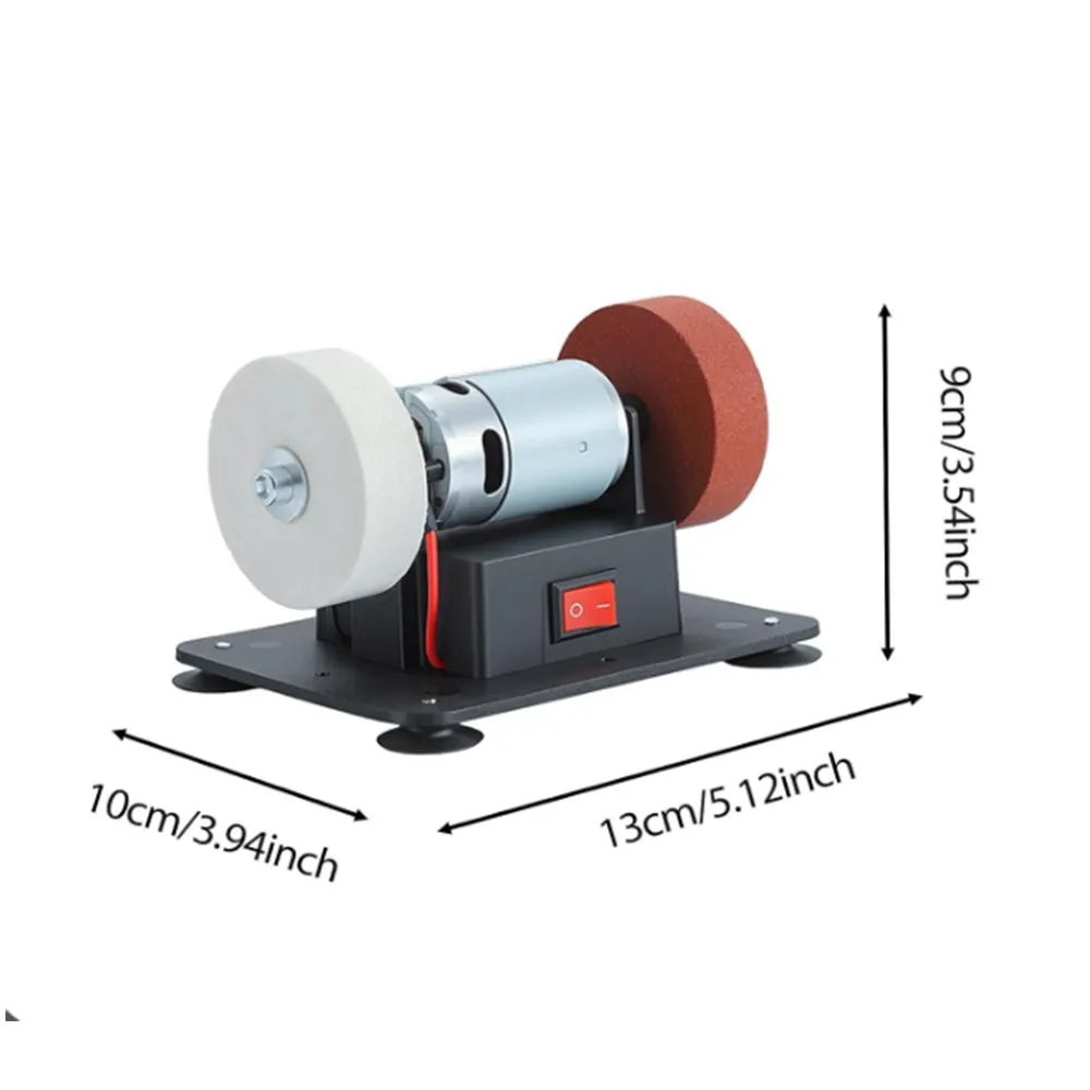 Mini bench grinder size and specifications