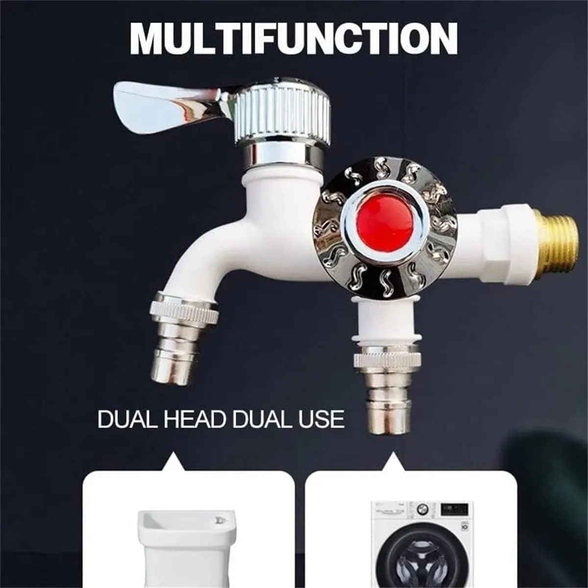 Dual independent valve control faucet