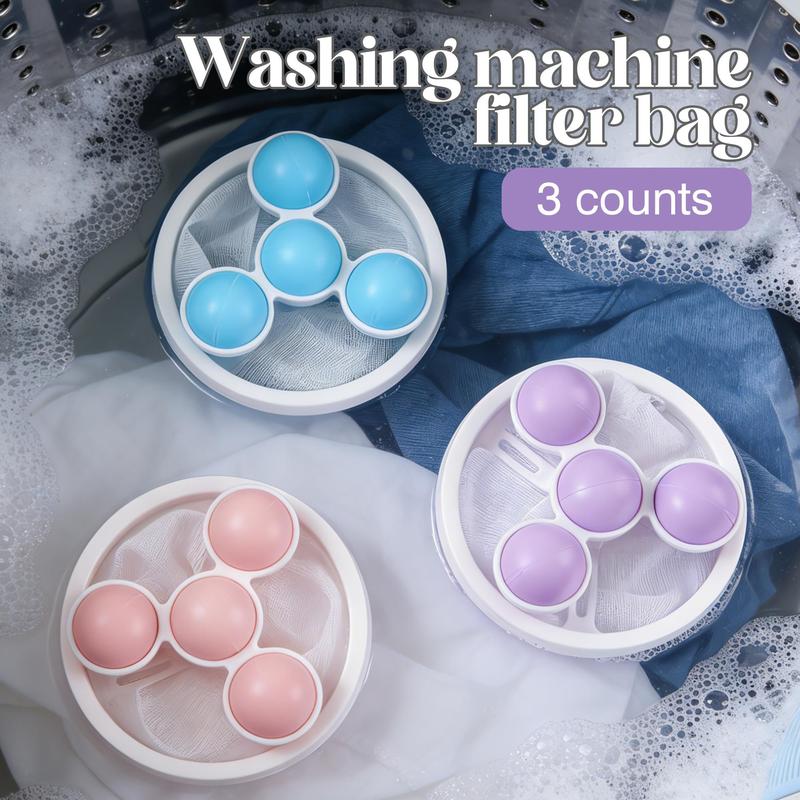 Cleaner laundry after using reusable lint catcher bag